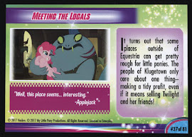 My Little Pony Meeting the Locals MLP the Movie Trading Card