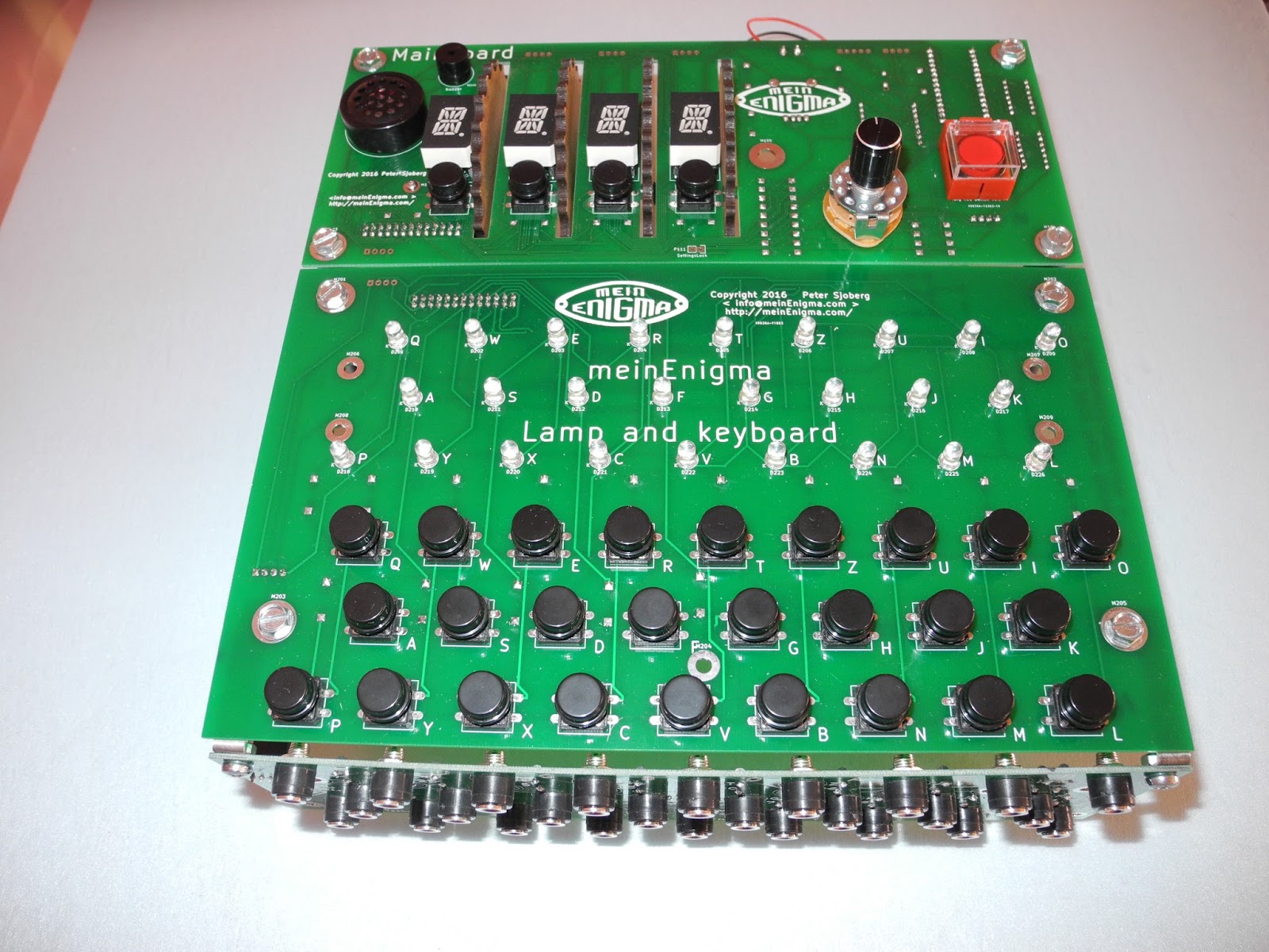 Jeff Tranter's Blog The MeinEnigma Enigma Machine Kit Overview