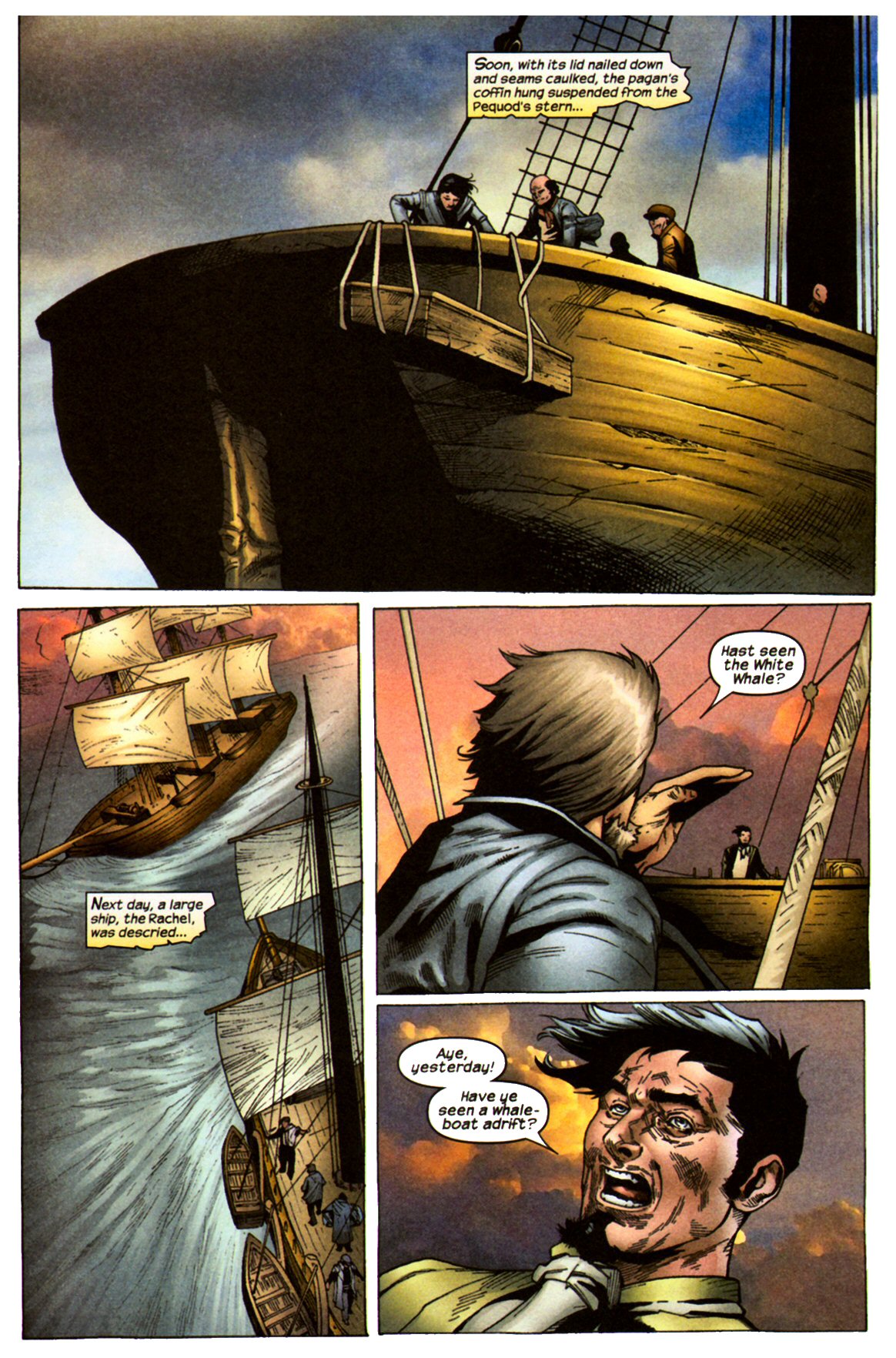 Read online Marvel Illustrated: Moby Dick comic -  Issue # TPB - 92