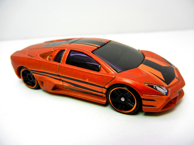 Hot Wheels Orange Golden Orange Lamborghini Reventon HW All Stars Series 1 10