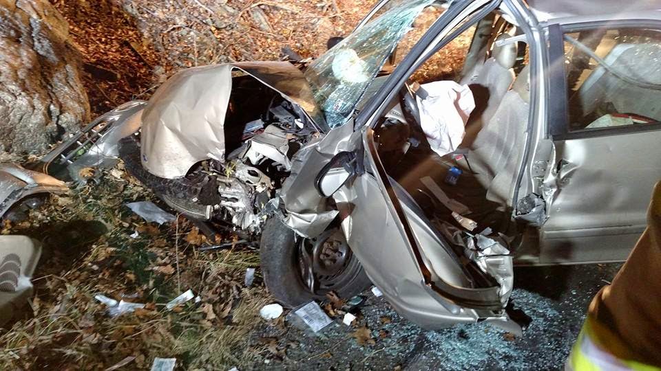 Crash on Northbound Route 61 Frackville Grade Monday Night