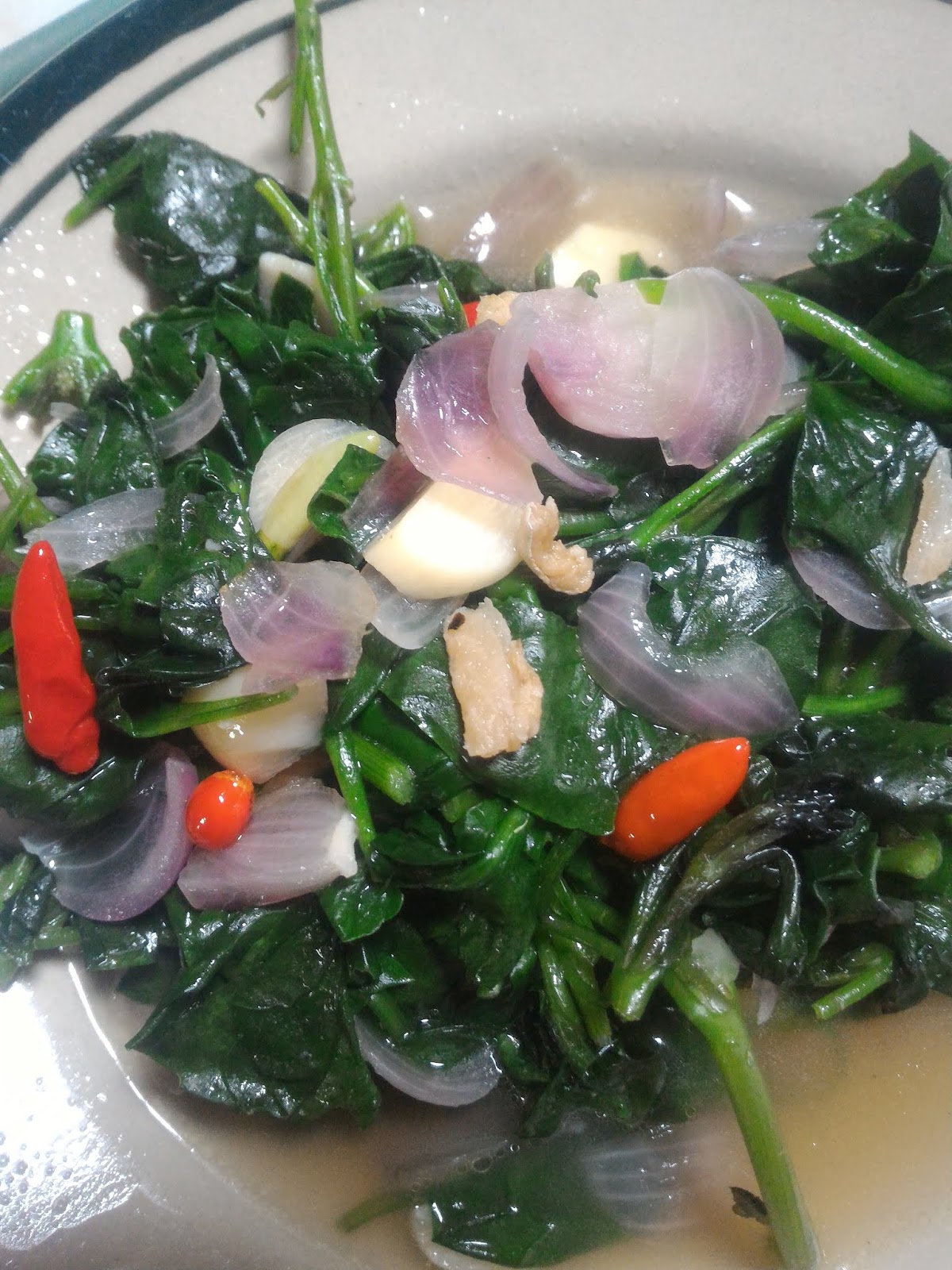 Ogys Suka Suki Bayam Brazil Tumis Ikan Masin