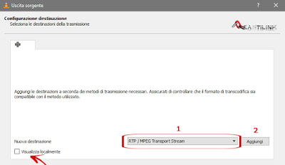 VLC - Condivisione dello schermo in rete locale Condivisione dello schermo in rete locale