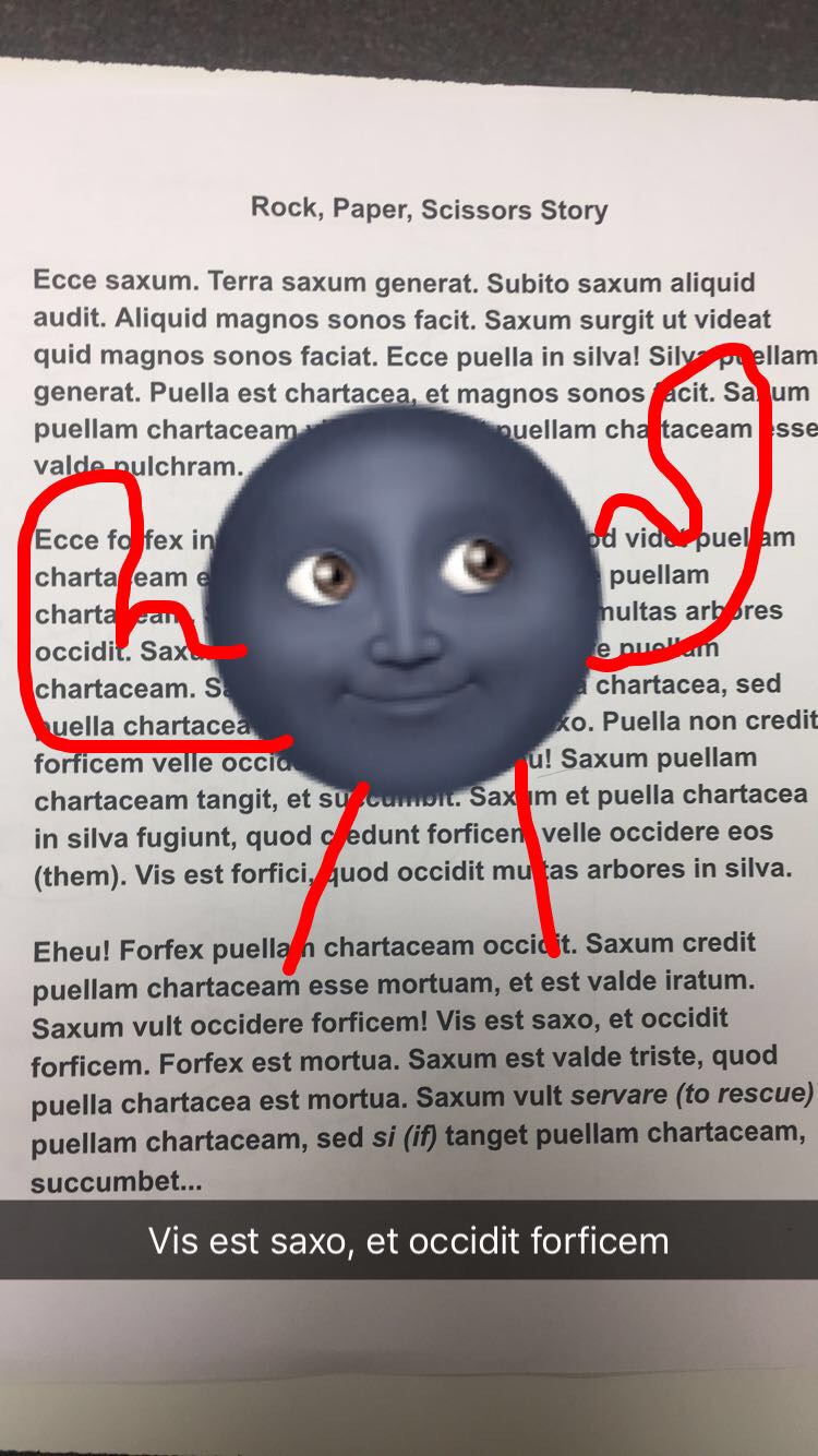 Todally Comprehensible Latin Using Book Snaps/SnapChat
