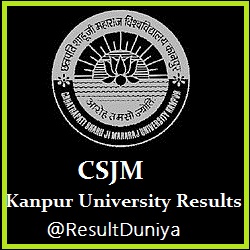 CSJM Kanpur University MA MSc MCom 1st Year Result 2015