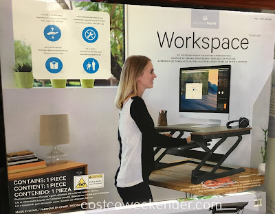 ErgotronHome Sit or Stand Height-Adjustable Workspace Lift35 - Standing burns more calories, increases muscle tone and improves insulin effectiveness.