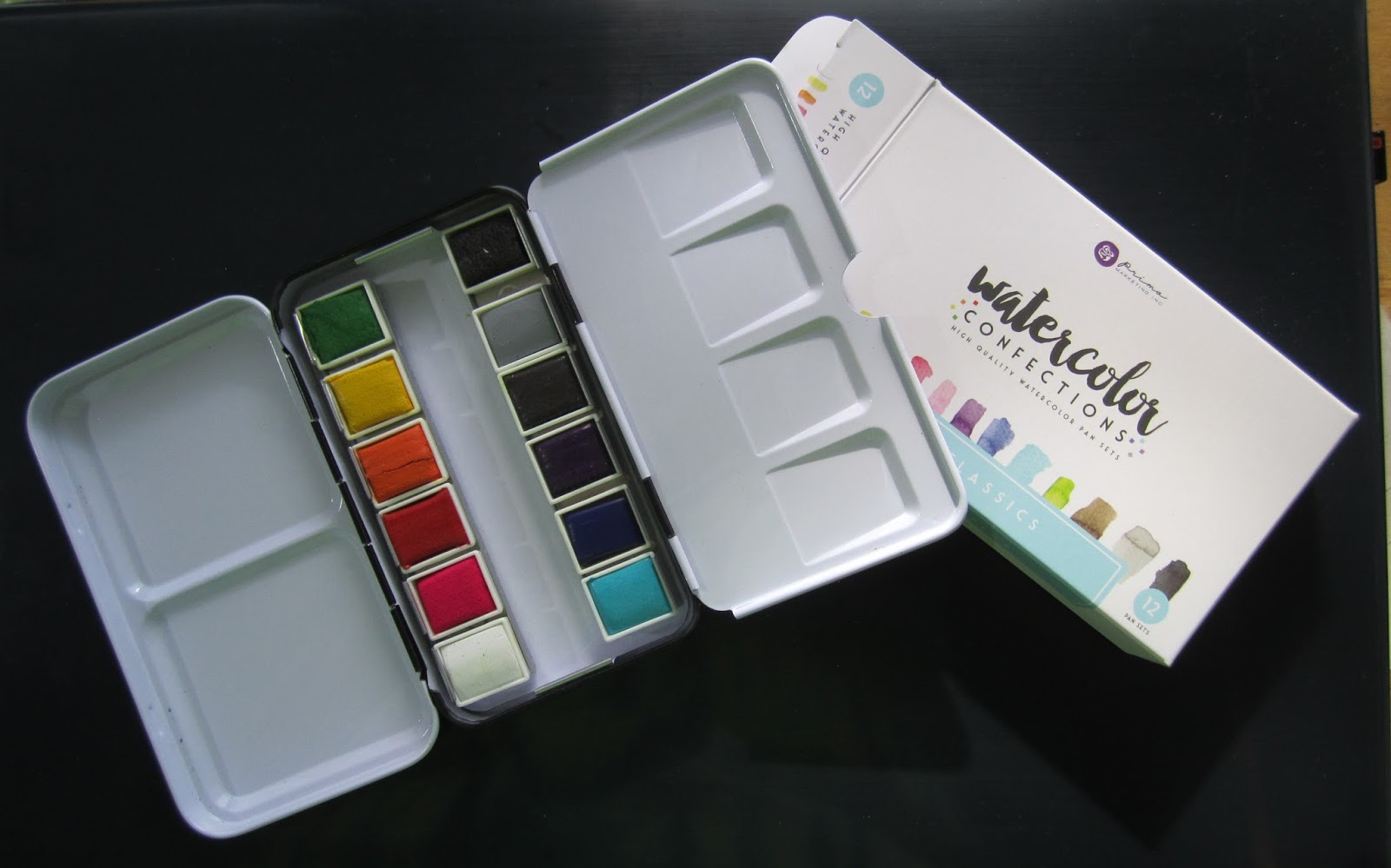 Prima Watercolor Confections Classics Pan Set Review PrimaConfections Watercolor WatercolorReview