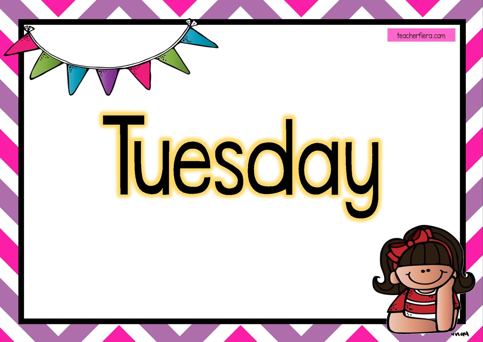 teacherfiera.com: VISUAL AIDS FOR YEAR 1 UNIT 16 -DAYS OF THE WEEK