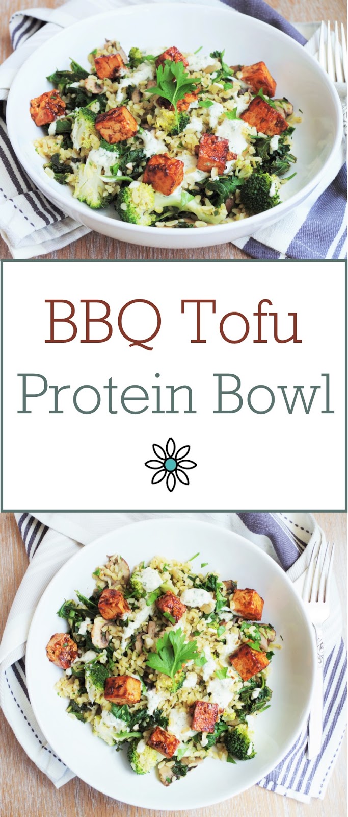 BBQ Tofu Protein Bowl Euphoric Vegan