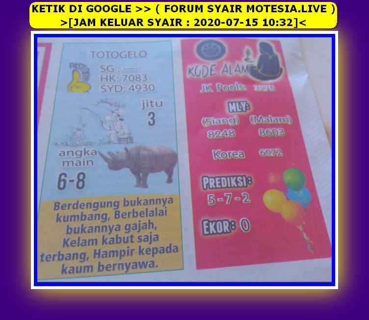 forum syair hk Meloditogel