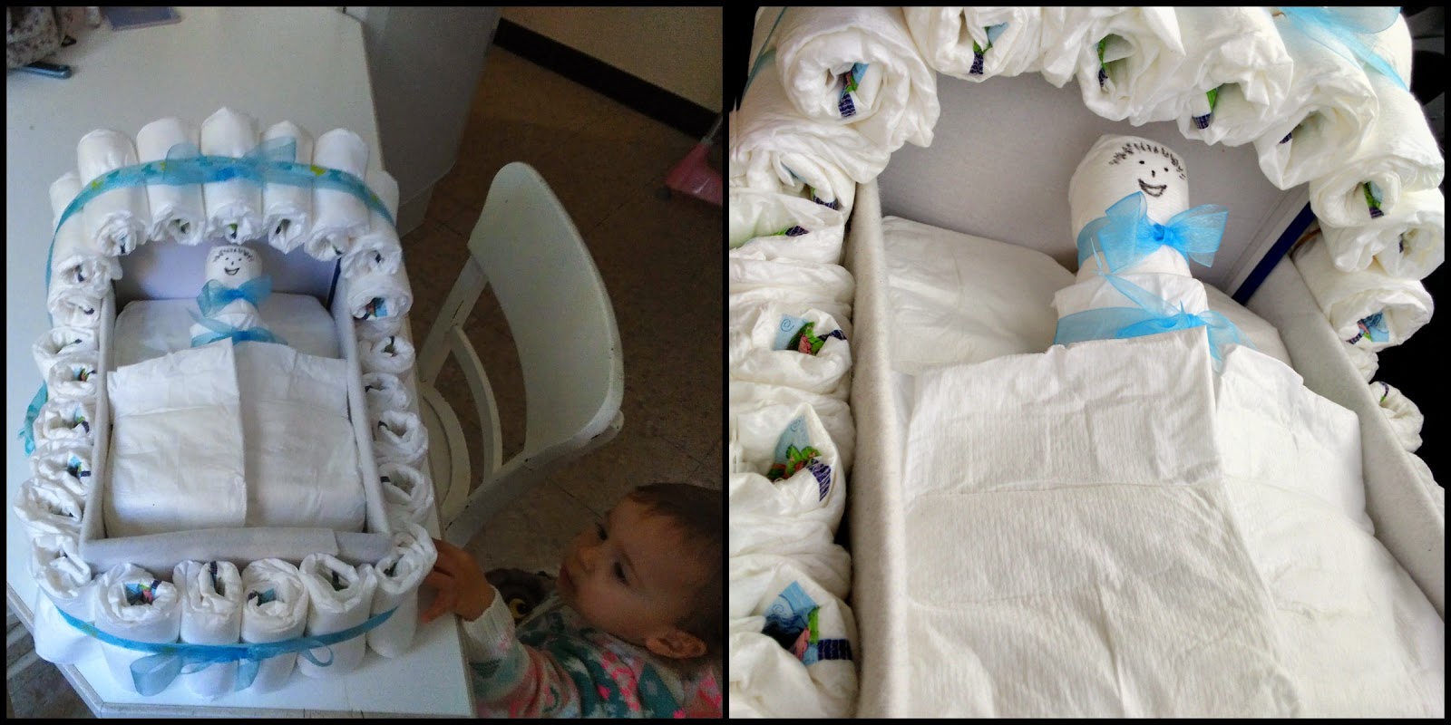 loida's life How to make A Diaper Cake