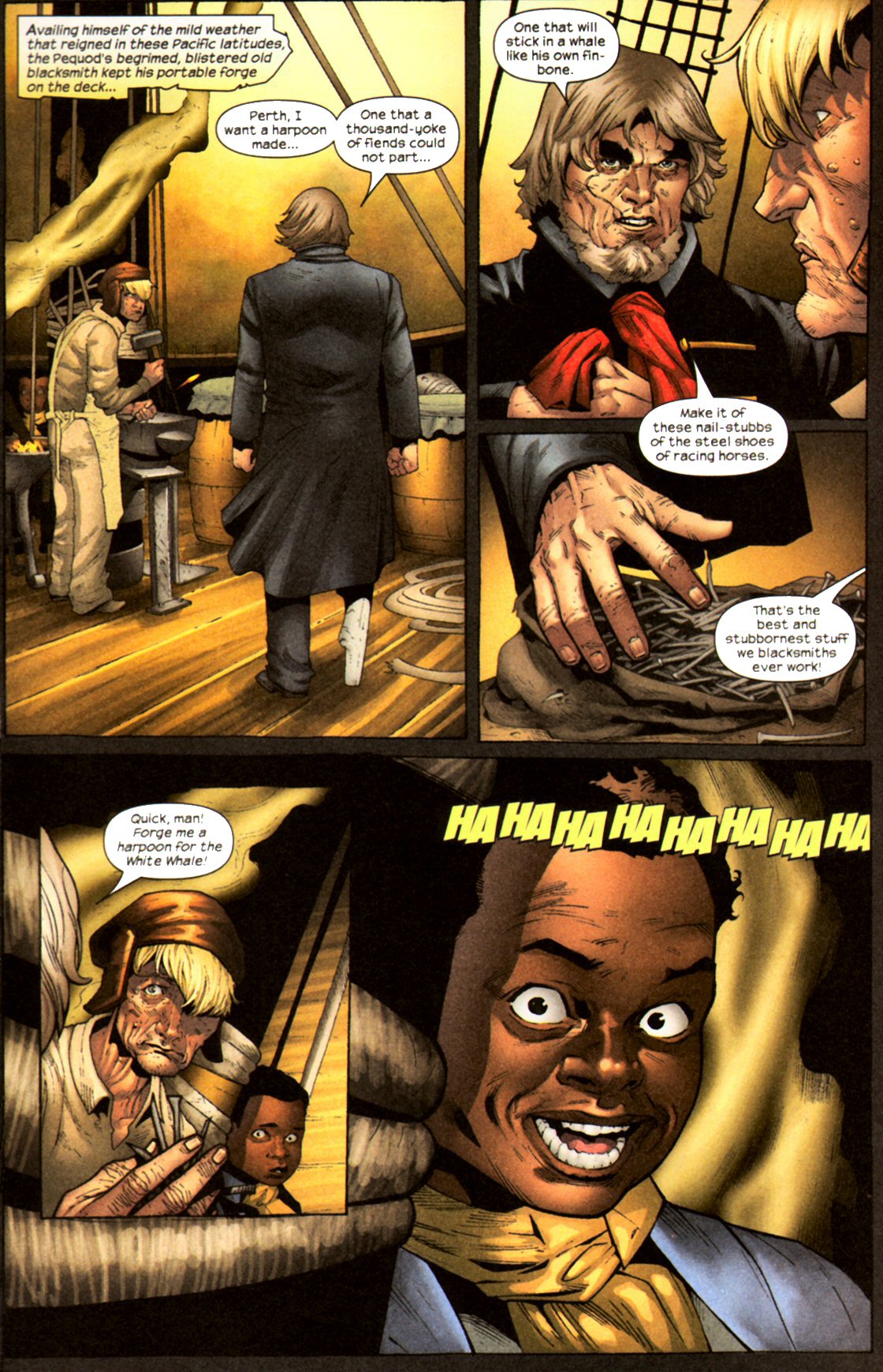 Read online Marvel Illustrated: Moby Dick comic -  Issue # TPB - 75