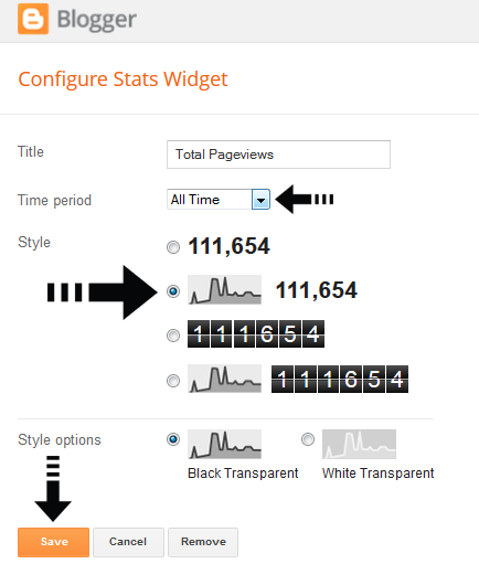 6 Cool Custom Blog Stats Widget For Blogger