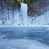 Fondo de Pantalla Paisaje Cascada helada