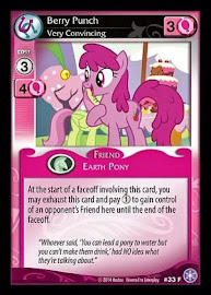 My Little Pony Berry Punch, Very Convincing The Crystal Games CCG Card