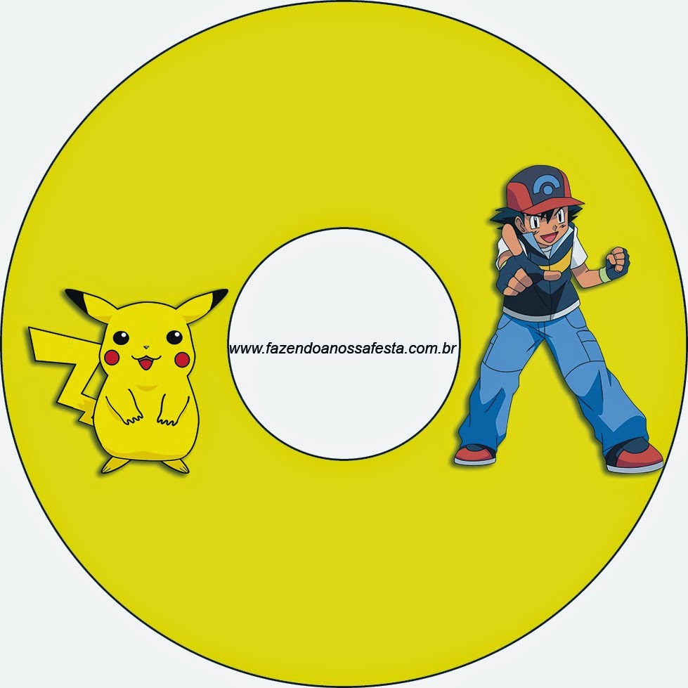 Etiquetas de Pokemon para CD's
