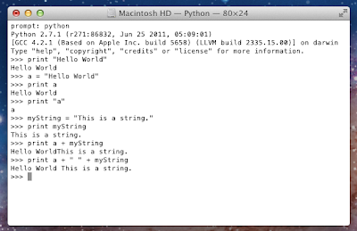 Getting Started with Python: Lesson 1 - Print and Variables