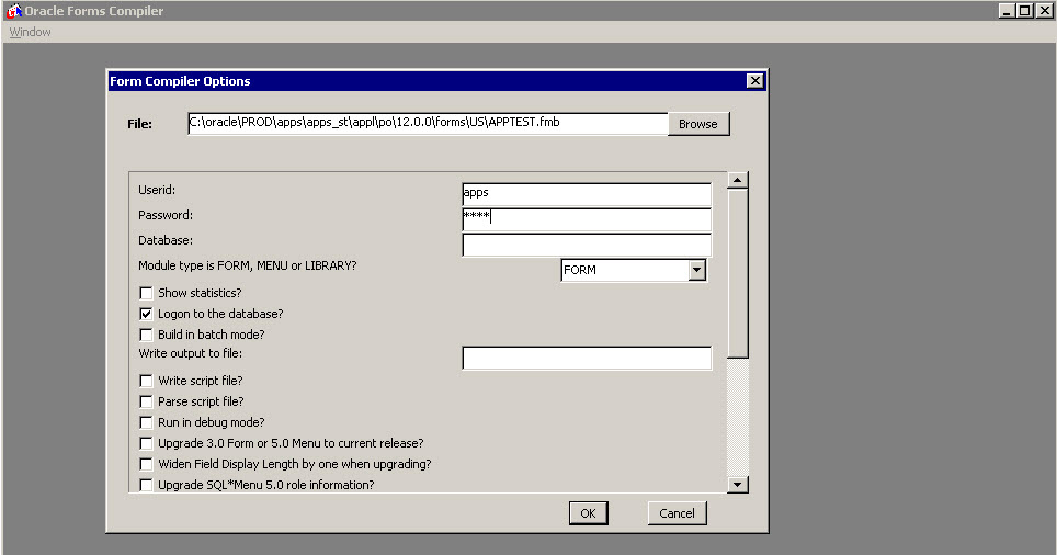 EBMentors Running Custom Form in Oracle Applications (R12)