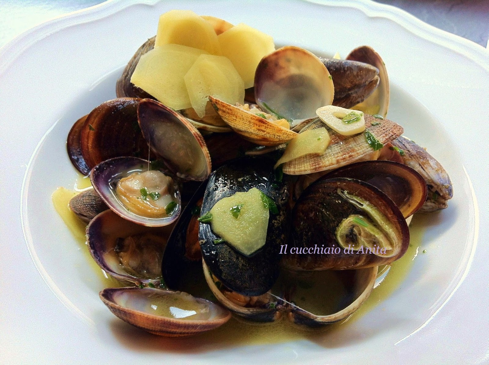 cozze e vongole allo zenzero