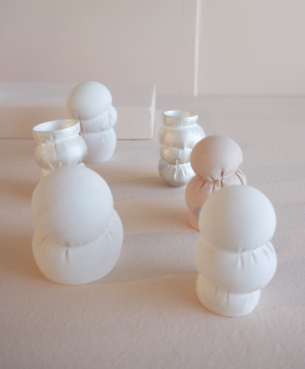 Abstract sculptures by Jan Warwock at ECA Degree Show 2018 Sculptures based on the female form by Jan Warwock at Edinburgh College of Art