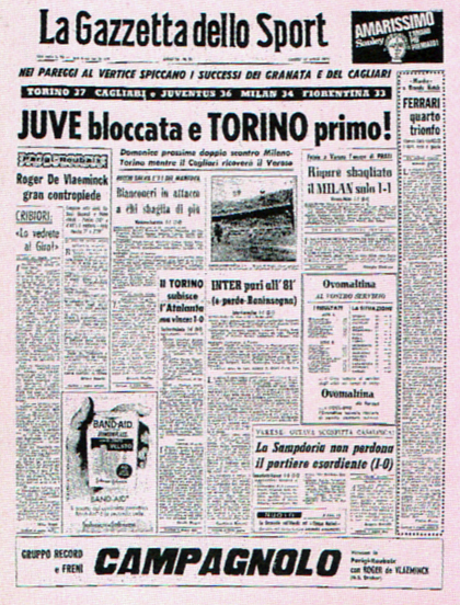 TWB22 TO UPDATE Juventus Stagione 1971 1972 Campione d'Italia