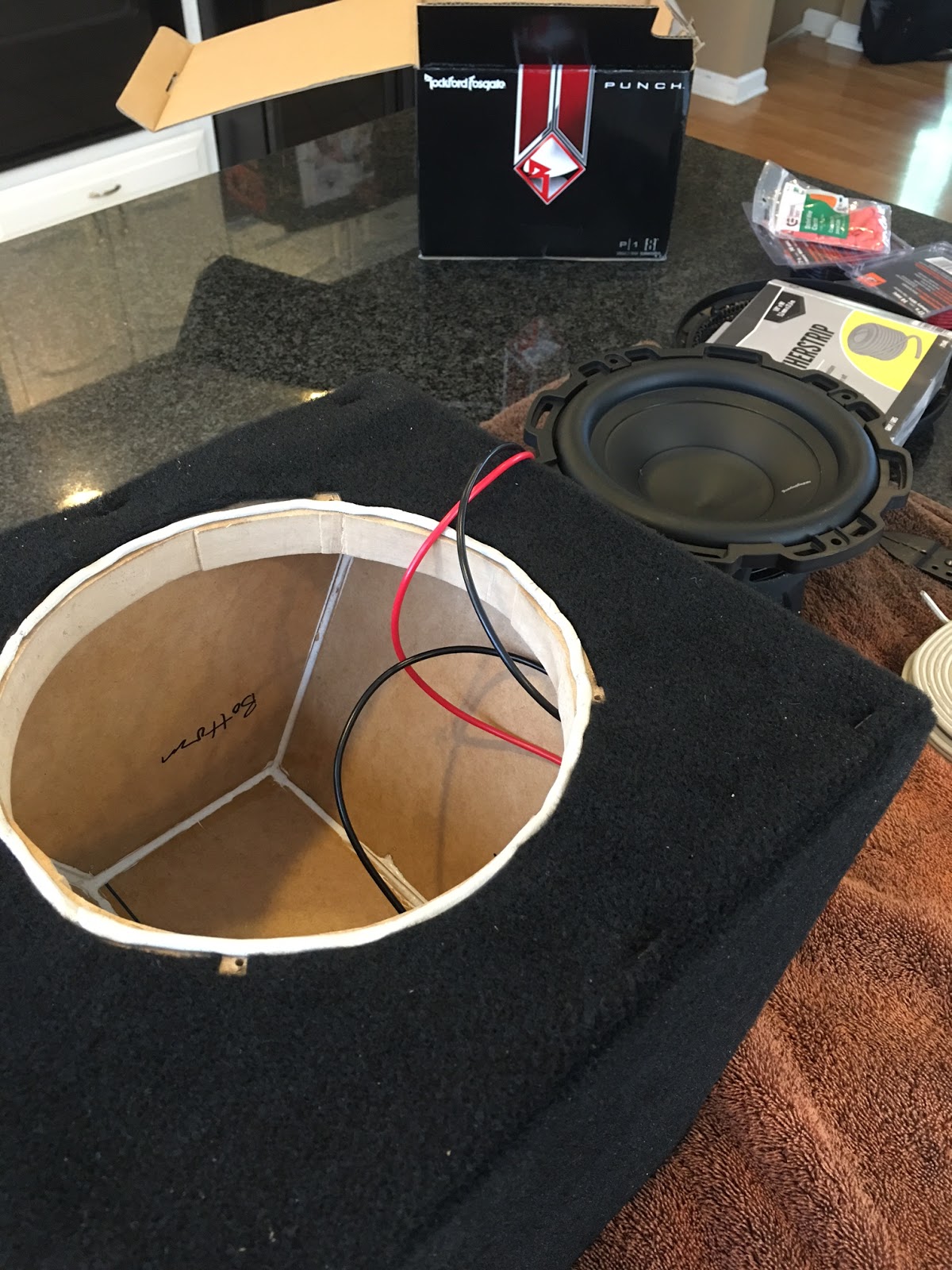 My Mazda CX5 Custom Subwoofer Step 2 Building a Custom 8" Subwoofer Box