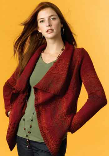 Ultimate Sweater Machine: Draped Cardigan - Free USM Pattern