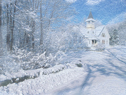 winter desktop wallpapers backgrounds pc computer snow church scenes scenery country snowy