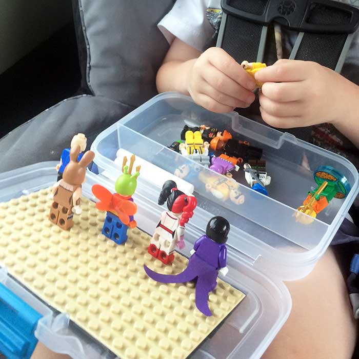 Misuse a cup of declare Make a LEGO Travel Activity Case Your Kids Will Love | Sunny Day Family