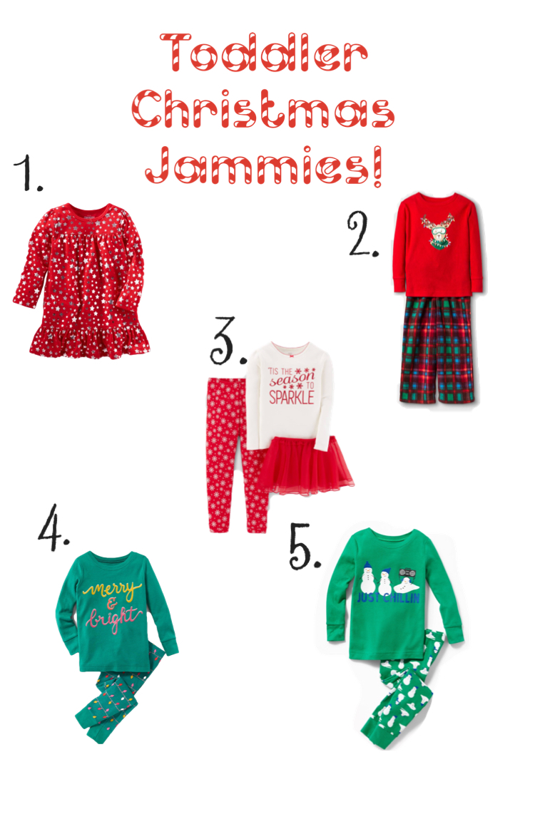 Coffee & Grace Toddler Christmas Jammies