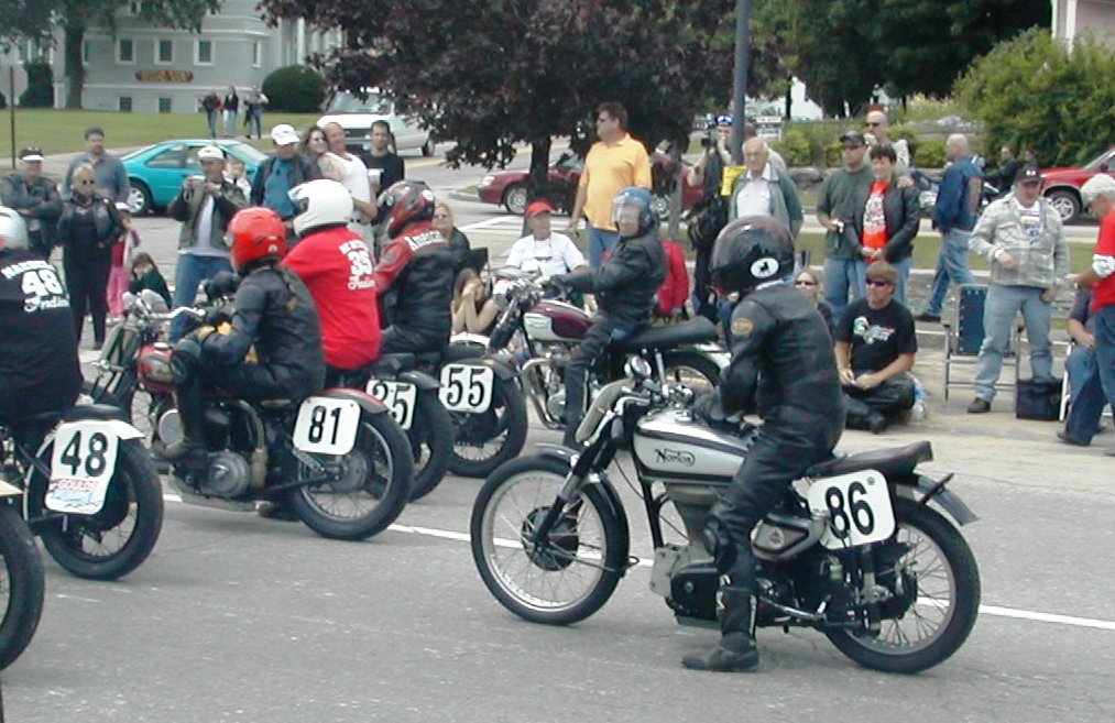 Classic Racing in Downtown Laconia, New Hampshire MOTORCYCLE DESIGNS