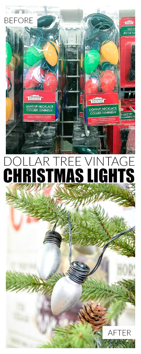 How To Make Vintage Inspired Christmas Bulbs Little House Of Four Dollar Tree vintage inspired Christmas Lights, Dollar tree, christmas - How To Make Vintage Inspired Christmas Bulbs Little House Of Four