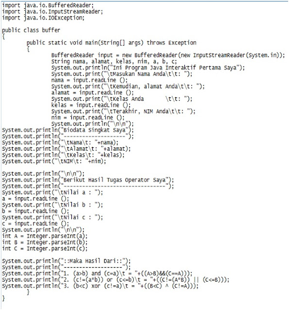 coding in java coding in java