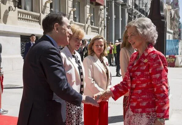 Queen Sofía and Infenta Elena attended the Mapfre Foundation's 2019 Award ceremony at The Casino de Madrid