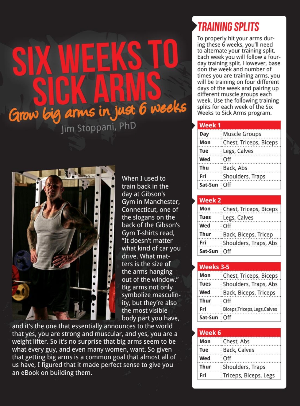 Muscle 101 jim stoppani 6 week arms pdf download