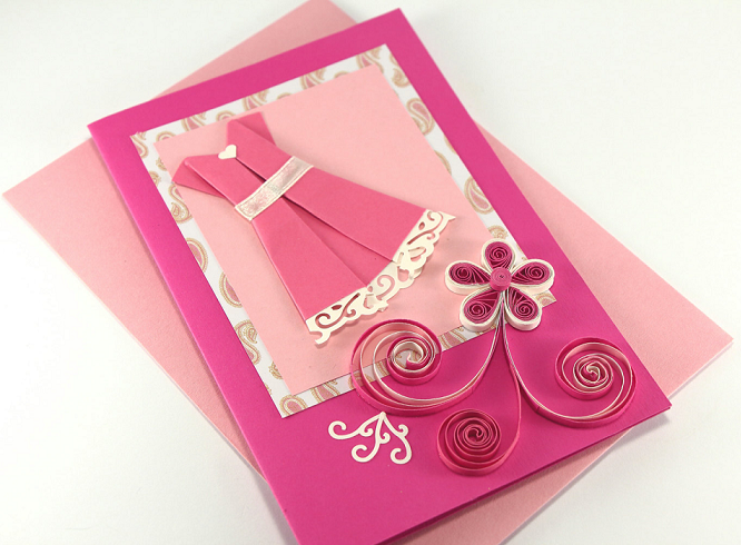 2015 handmade quilling birthday greeting card designs for girls greeting card designs