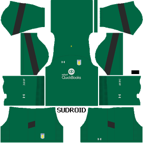 kit aston villa dream league soccer 2019