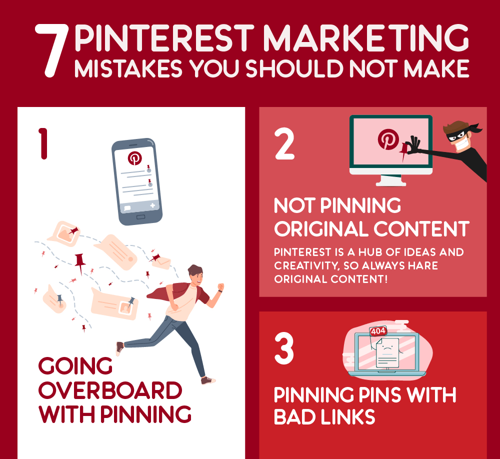 Social Media Optimization - 7 Common Pinterest Marketing Mistakes You Should Never Make (Infographic)