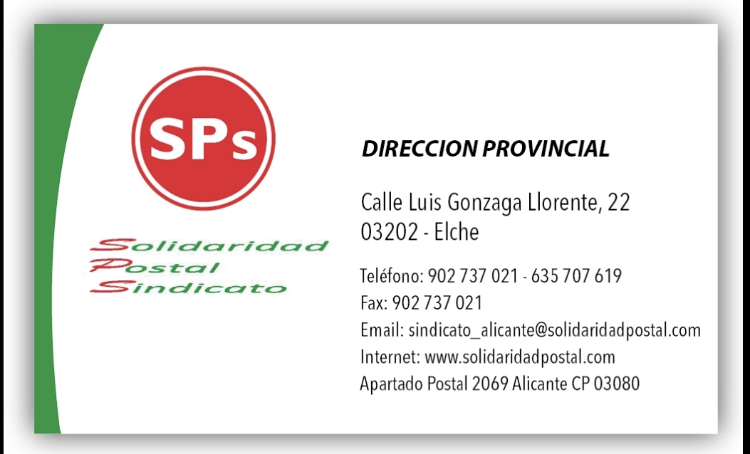 SPs- SOLIDARITAT POSTAL_sindicat