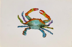 crab watercolor painting standlee nancy fine mesa paintings crabs contemporary sold watercolour abstract oil artist update