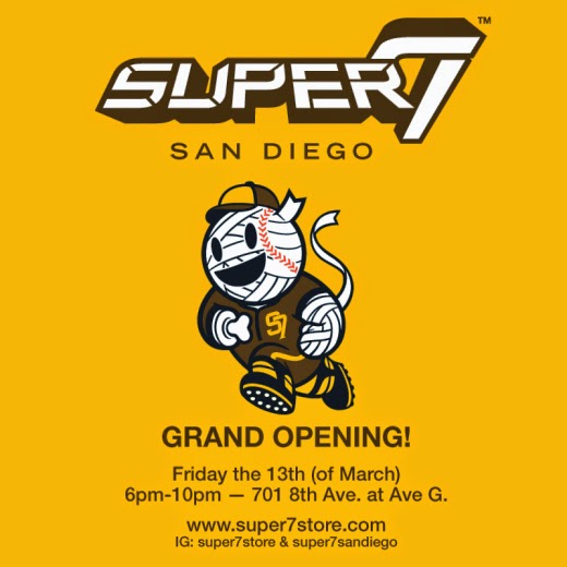 Super7 San Diego Grand Opening Party on Friday the 13th, March 2015