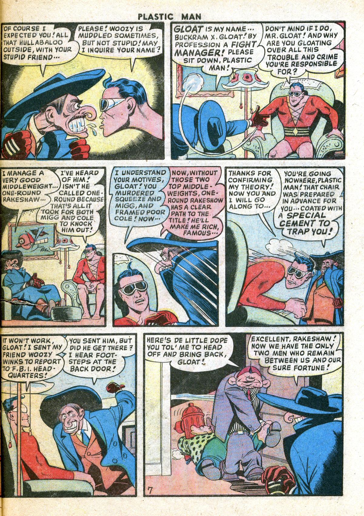 Read online Plastic Man (1943) comic -  Issue #19 - 29