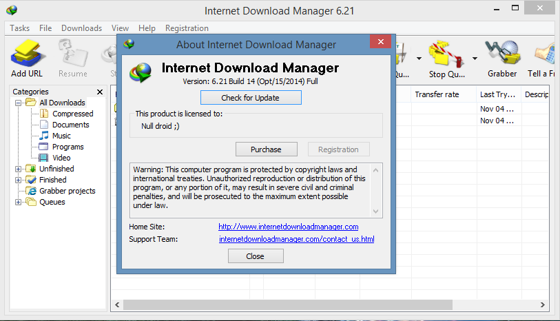 download internet download manager crack file