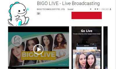 Aplikasi Bigo Live Sudah Hadir Di Indonesia dan Bisa dapatkan di