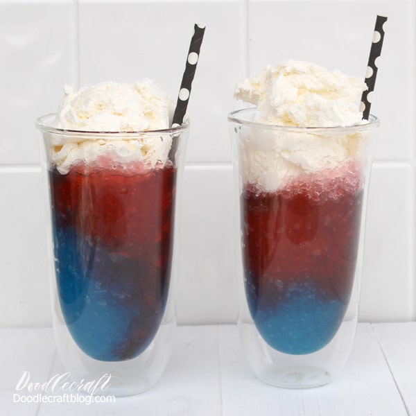 Get refreshed and patriotic with this red, white and blue slushie drink recipe.
