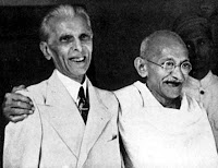 Jinnah and Gandhi in 1944 (Courtesy Wikimedia Commons)