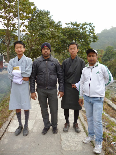 Bhutan Phuentsholing Tour Amit Das with Lama