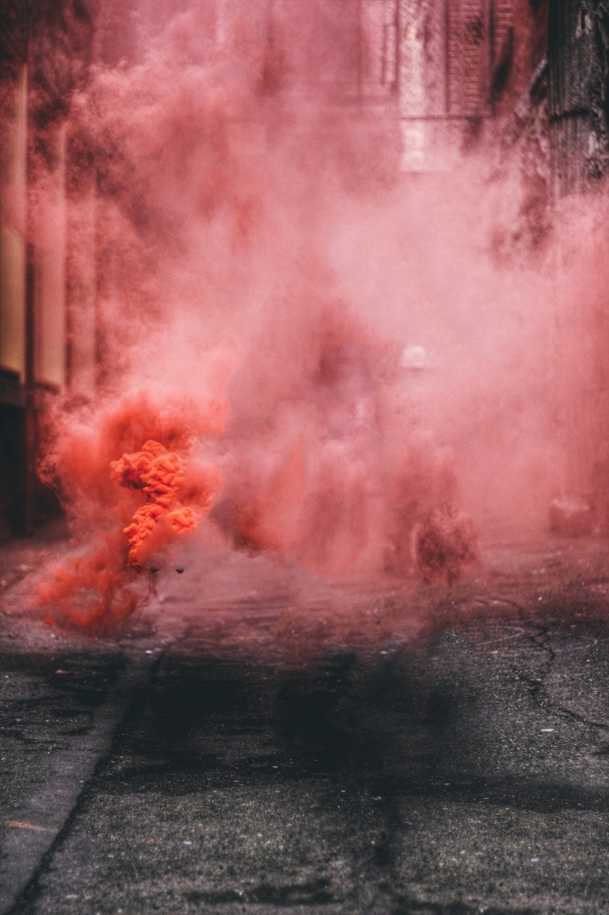 Smoke bomb effect photo manipulation tutorial Make