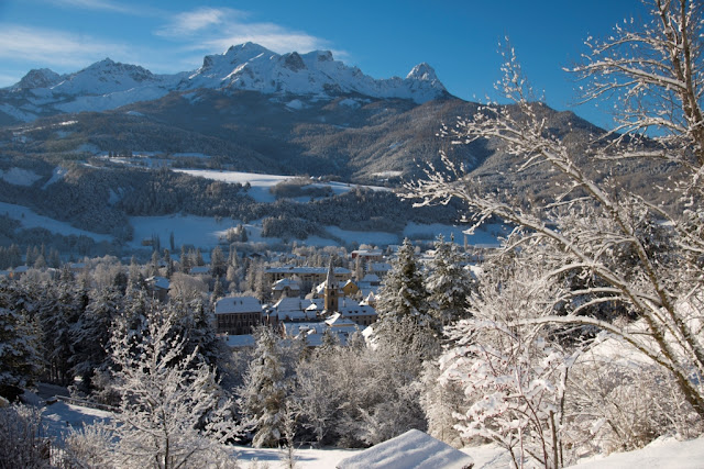 Haute-Provence, Vallée de l'Ubaye, wintersport in de Haute-Provence