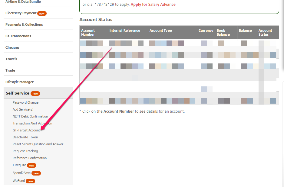 How To Withdraw From GTBank Target Savings Account OgbongeBlog